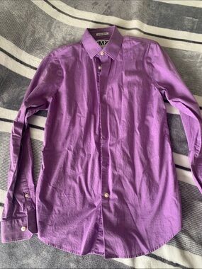 Express Men's Lavender Dress Shirt
